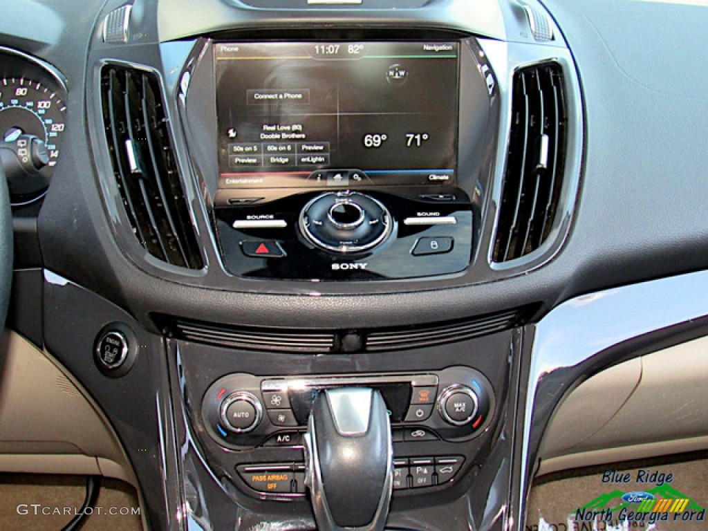 2015 Escape Titanium 4WD - Ruby Red Metallic / Medium Light Stone photo #18