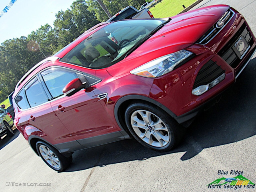2015 Escape Titanium 4WD - Ruby Red Metallic / Medium Light Stone photo #28