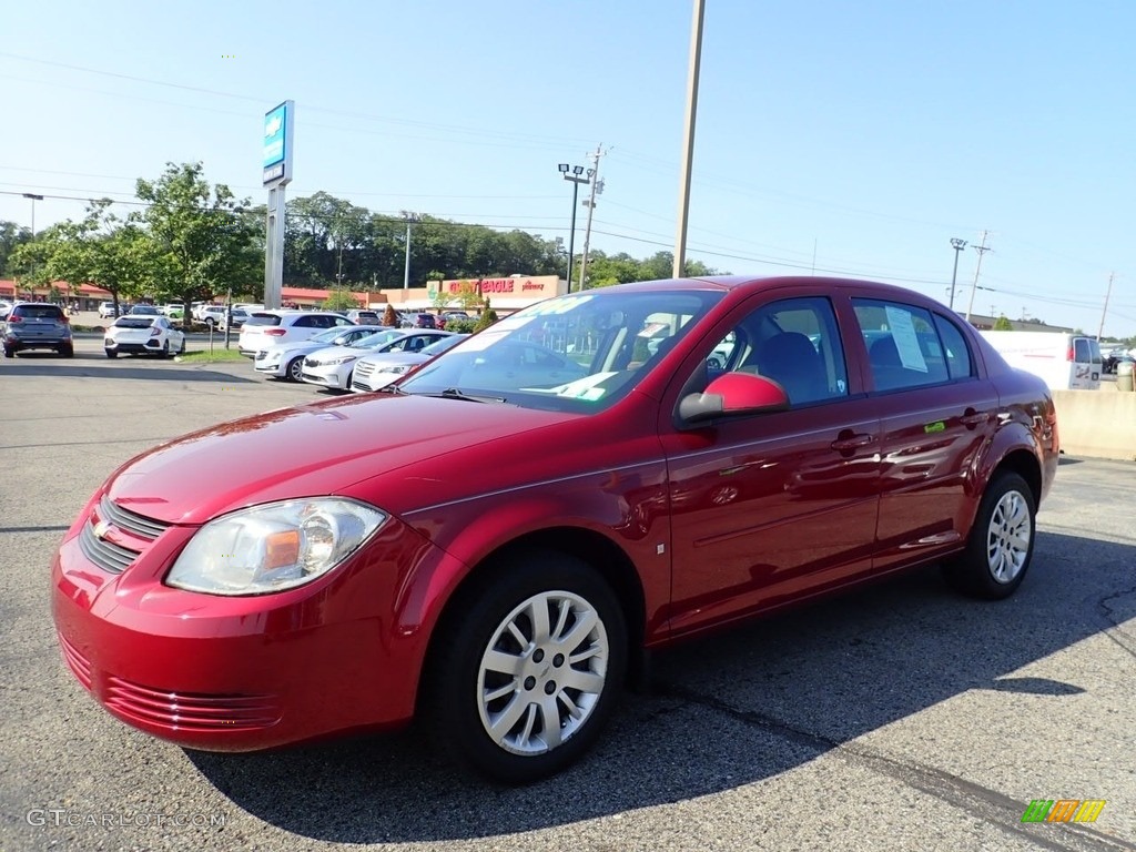 2009 Cobalt LT Sedan - Sport Red / Ebony photo #1