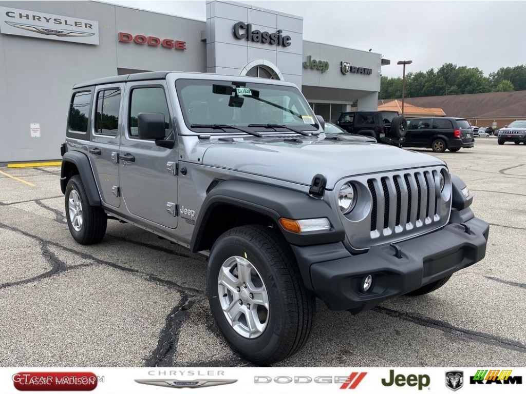 2021 Wrangler Unlimited Sport 4x4 - Billet Silver Metallic / Black photo #1