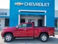 Cherry Red Tintcoat 2021 Chevrolet Colorado WT Extended Cab Exterior
