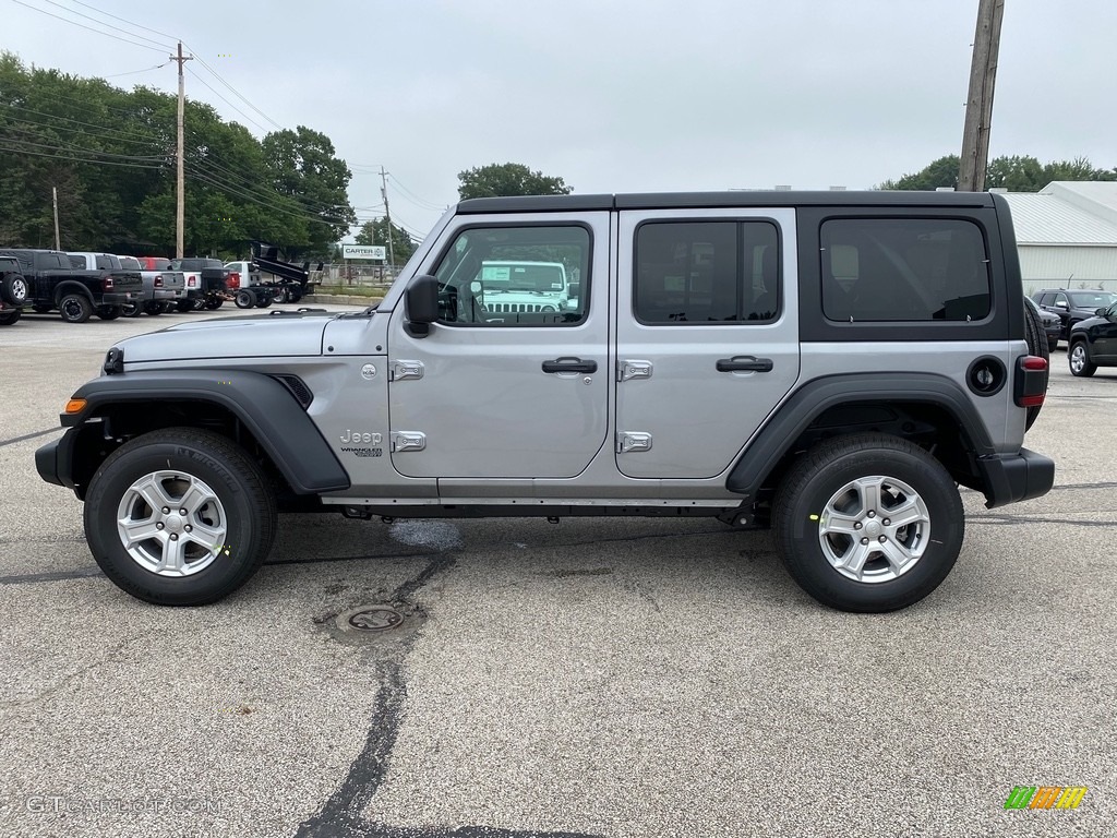 Billet Silver Metallic 2021 Jeep Wrangler Unlimited Sport 4x4 Exterior Photo #139487185