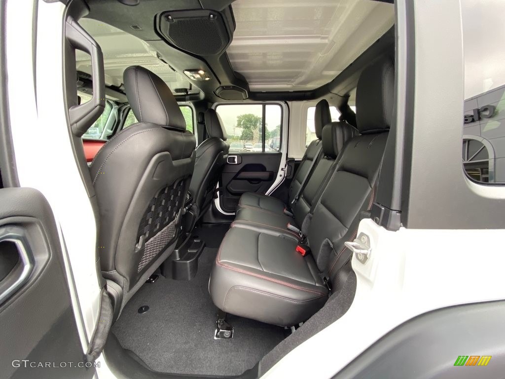Black Interior 2021 Jeep Wrangler Unlimited Rubicon 4x4 Photo #139487317