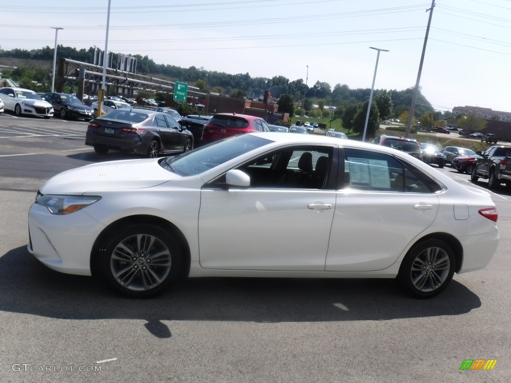 2016 Camry SE - Blizzard White Pearl / Ash photo #6
