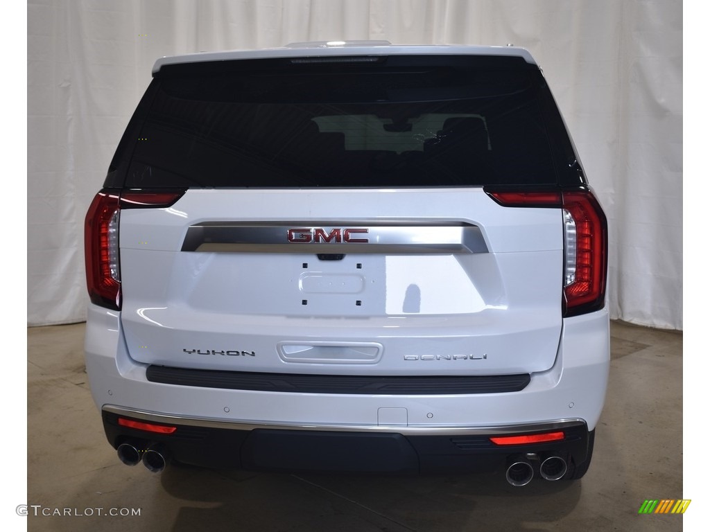 2021 Yukon XL Denali 4WD - White Frost Tricoat / Jet Black photo #3