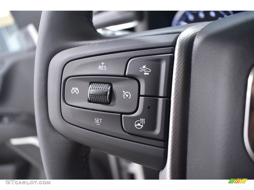 2021 GMC Yukon XL Denali 4WD Jet Black Steering Wheel Photo #139488616