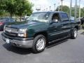 Dark Green Metallic 2004 Chevrolet Silverado 1500 LT Crew Cab 4x4