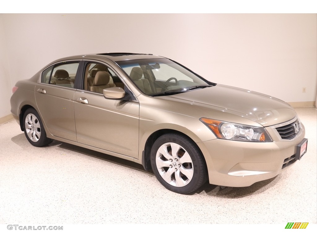 2008 Accord EX Sedan - Bold Beige Metallic / Ivory photo #1