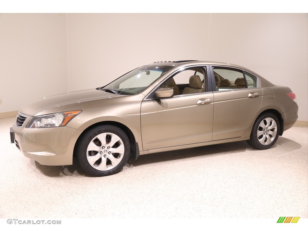 2008 Accord EX Sedan - Bold Beige Metallic / Ivory photo #3