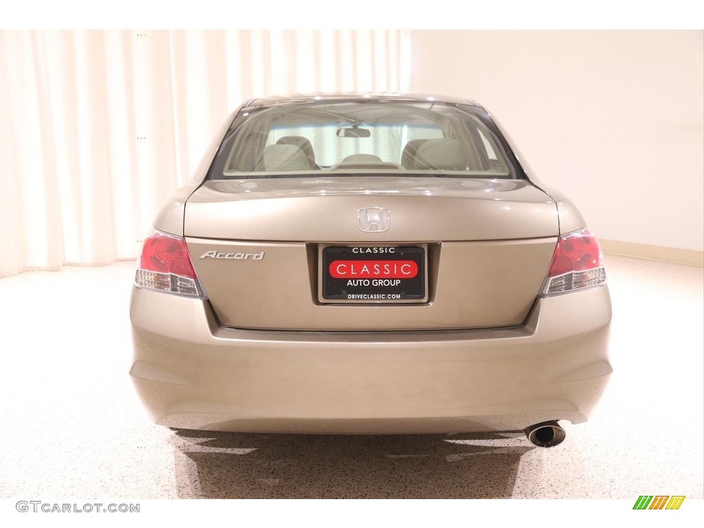 2008 Accord EX Sedan - Bold Beige Metallic / Ivory photo #15