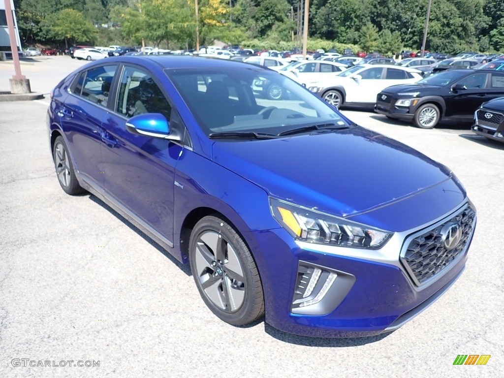 2020 Ioniq Hybrid SEL - Intense Blue / Black photo #3