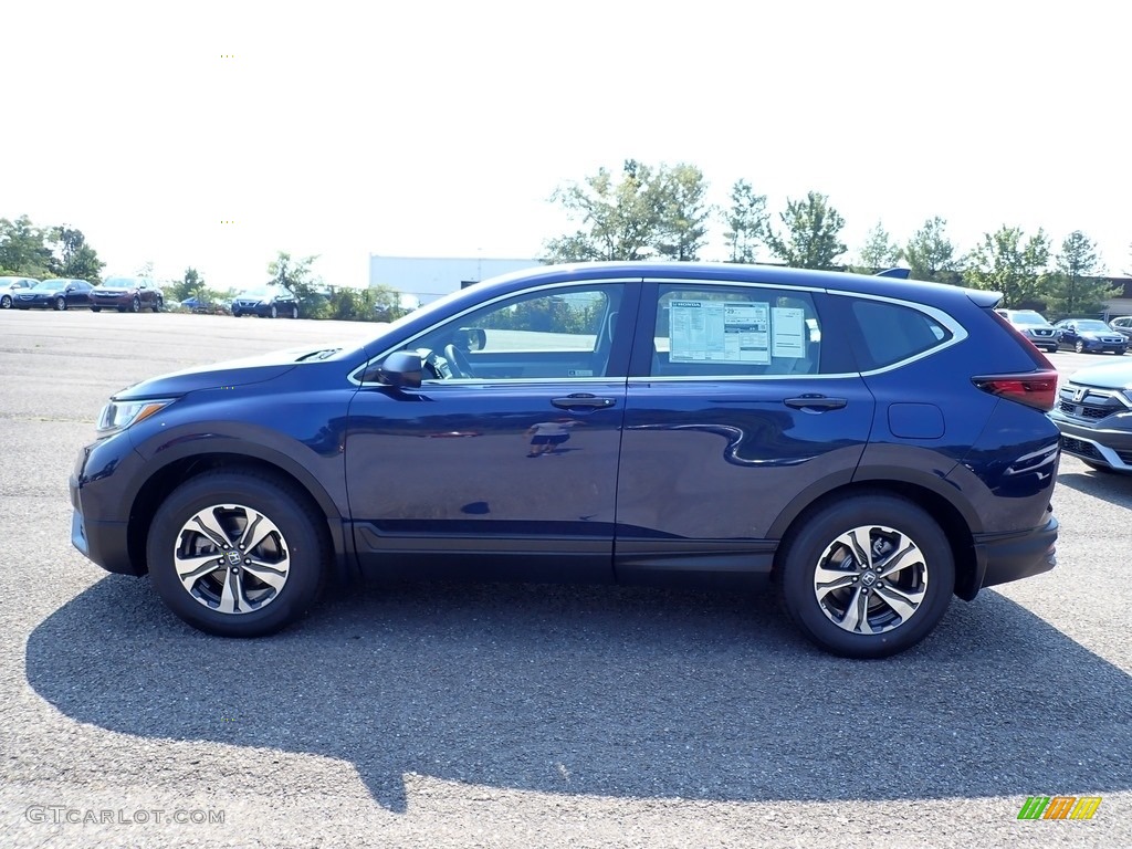 2020 CR-V LX AWD - Obsidian Blue Pearl / Gray photo #3