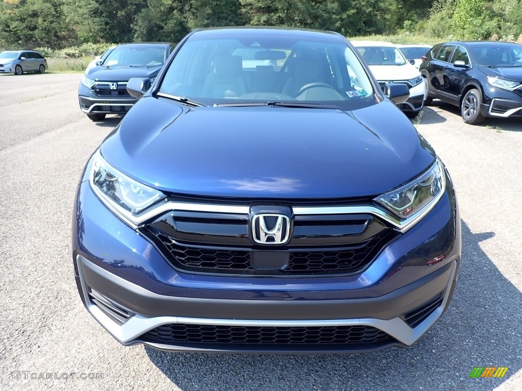 2020 CR-V LX AWD - Obsidian Blue Pearl / Gray photo #8