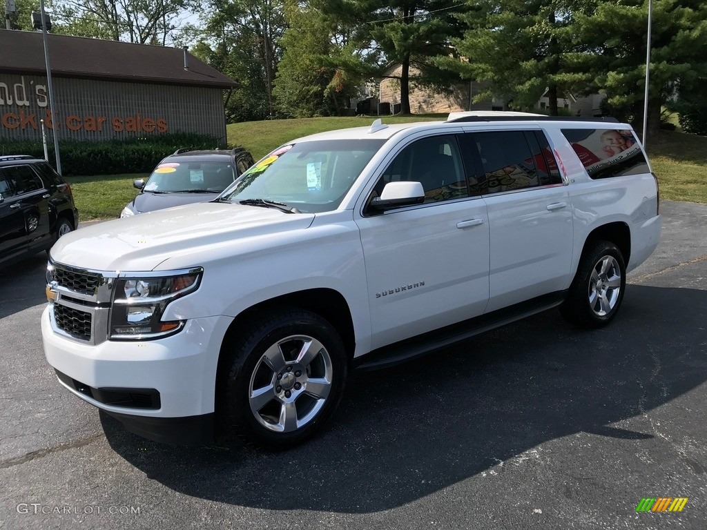 Summit White 2016 Chevrolet Suburban LS 4WD Exterior Photo #139490305