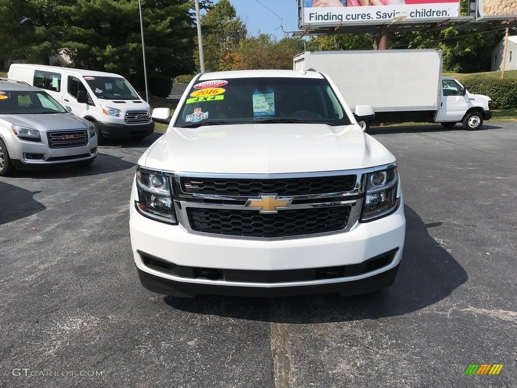 Summit White 2016 Chevrolet Suburban LS 4WD Exterior Photo #139490332