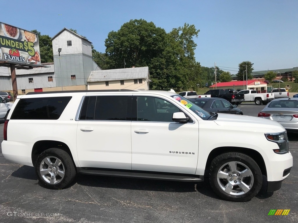 Summit White 2016 Chevrolet Suburban LS 4WD Exterior Photo #139490380
