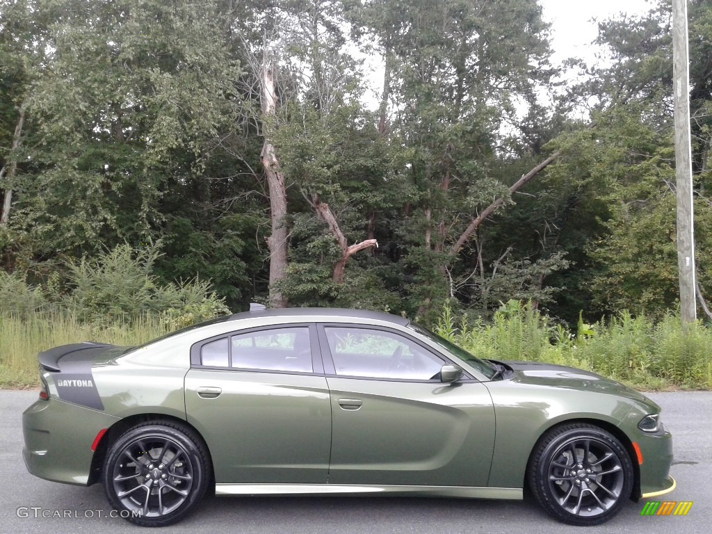 F8 Green 2020 Dodge Charger Daytona Exterior Photo #139490437