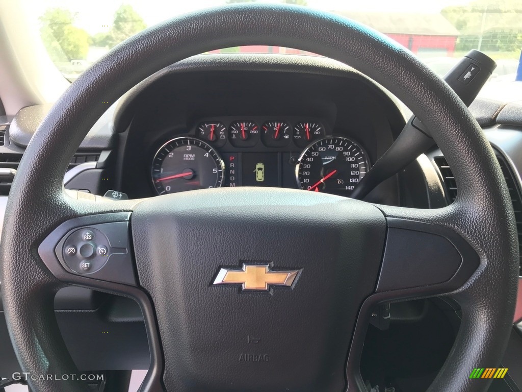2016 Chevrolet Suburban LS 4WD Jet Black Steering Wheel Photo #139490776