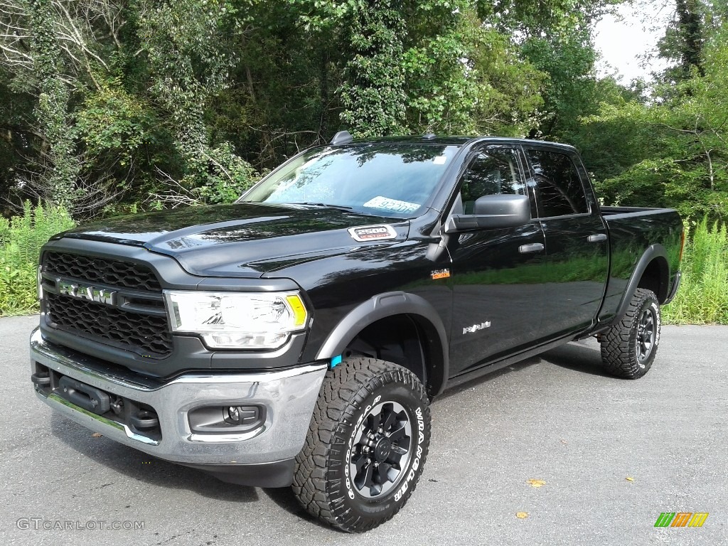 Diamond Black Crystal Pearl 2020 Ram 2500 Power Wagon Crew Cab 4x4 Exterior Photo #139491163