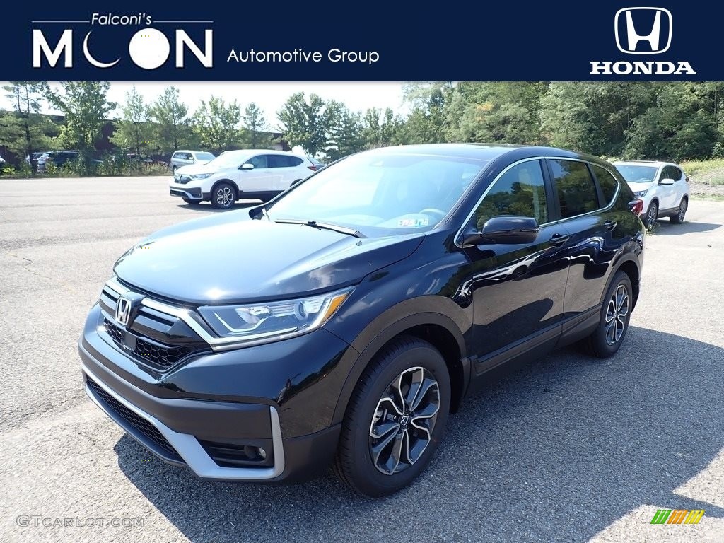 2020 CR-V EX-L AWD - Crystal Black Pearl / Black photo #1