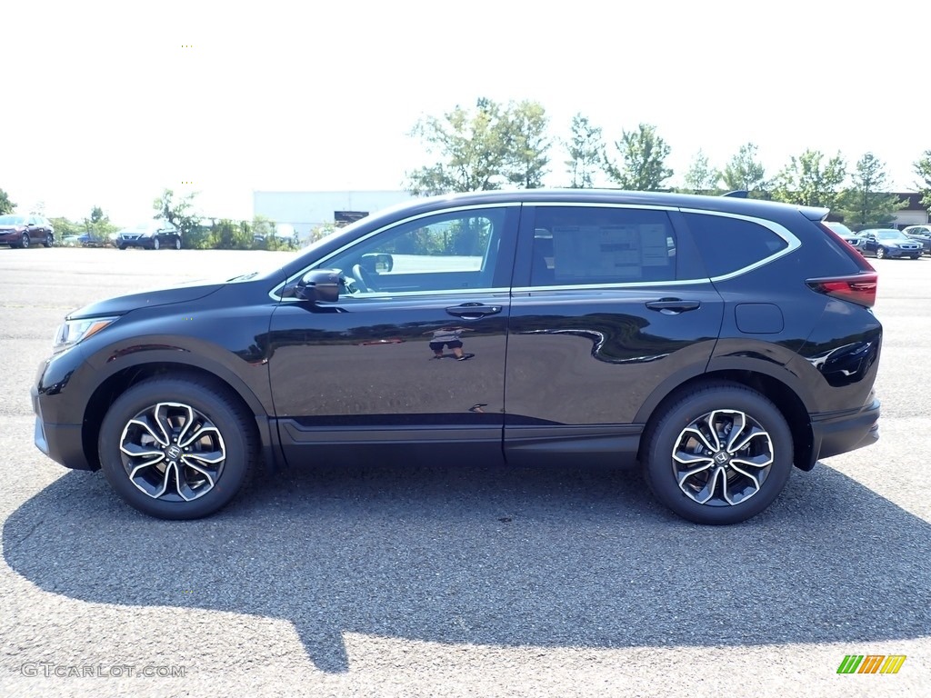 2020 CR-V EX-L AWD - Crystal Black Pearl / Black photo #3