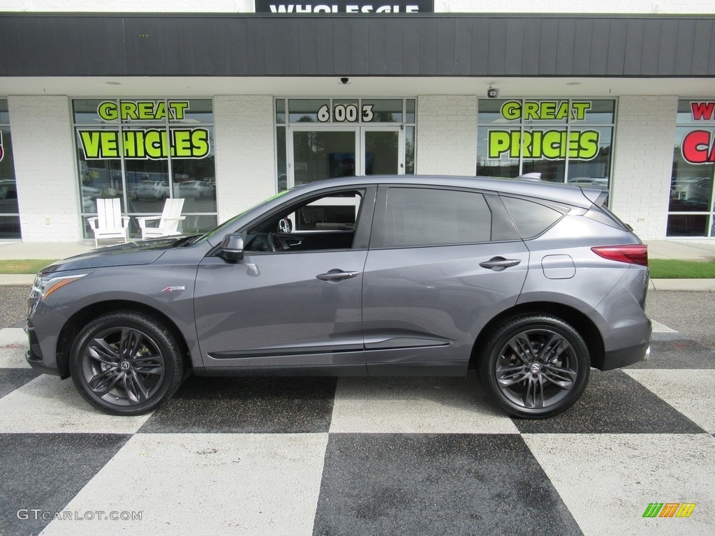 2019 RDX A-Spec AWD - Modern Steel Metallic / Red photo #1