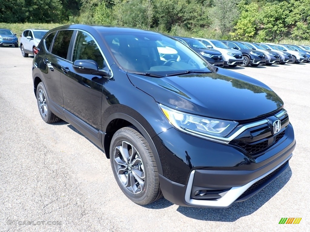 2020 CR-V EX-L AWD - Crystal Black Pearl / Black photo #7