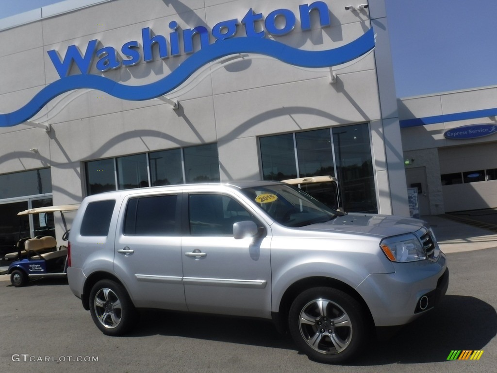2015 Pilot SE 4WD - Alabaster Silver Metallic / Gray photo #1