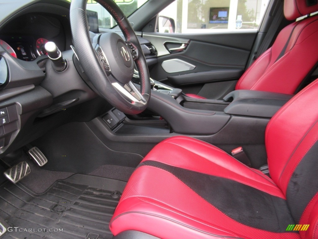 2019 RDX A-Spec AWD - Modern Steel Metallic / Red photo #10