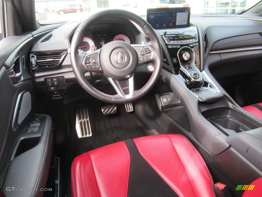 2019 RDX A-Spec AWD - Modern Steel Metallic / Red photo #15