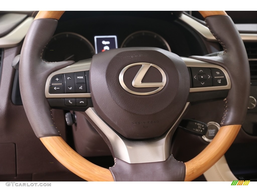 2016 Lexus RX 350 AWD Parchment Steering Wheel Photo #139492450
