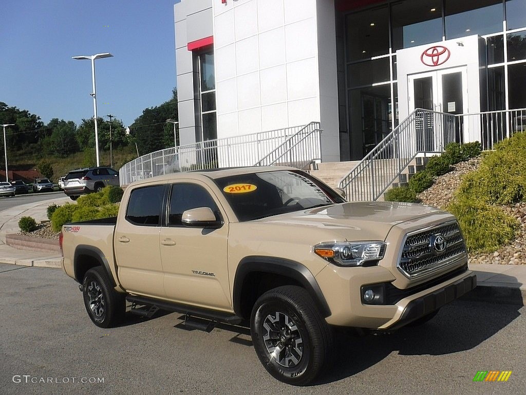 2017 Tacoma TRD Sport Double Cab 4x4 - Quicksand / TRD Graphite photo #1