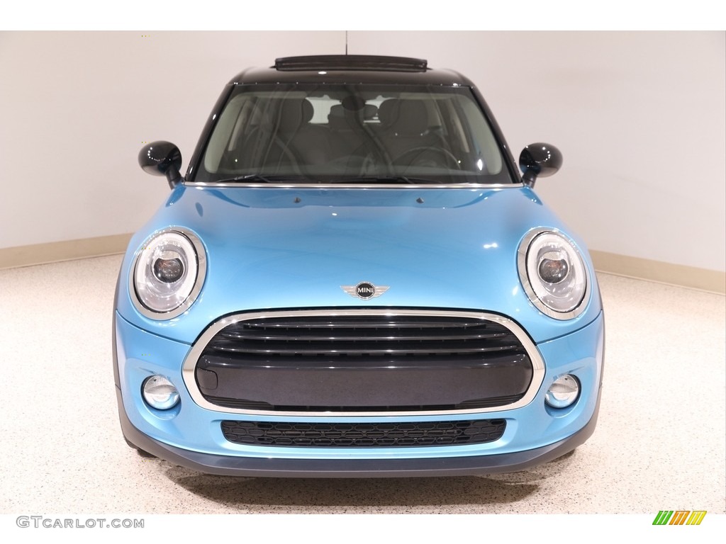 2016 Hardtop Cooper 4 Door - Electric Blue Metallic / Carbon Black photo #2