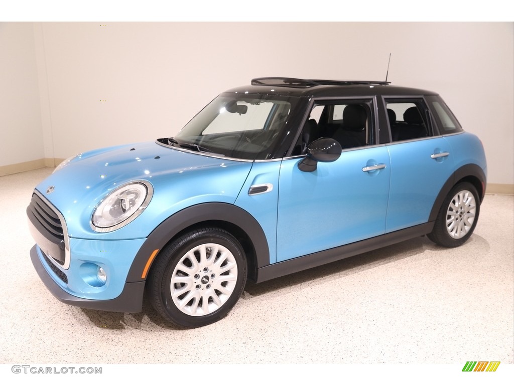 2016 Hardtop Cooper 4 Door - Electric Blue Metallic / Carbon Black photo #3