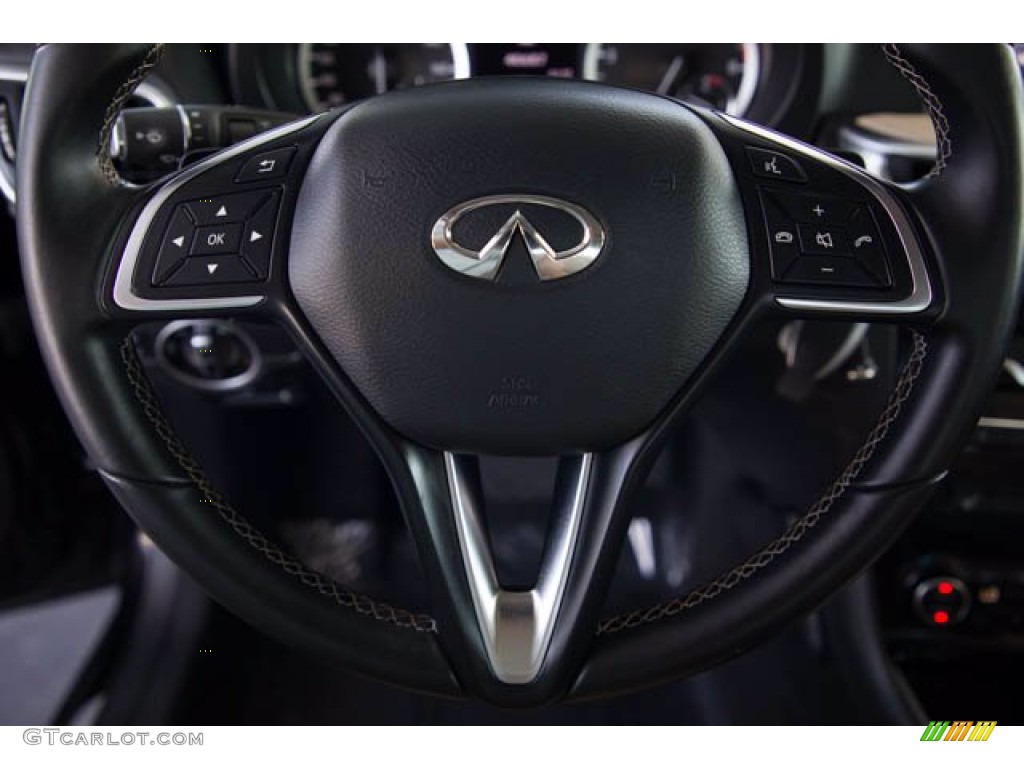 2017 Infiniti QX30 Premium Wheat Steering Wheel Photo #139493566