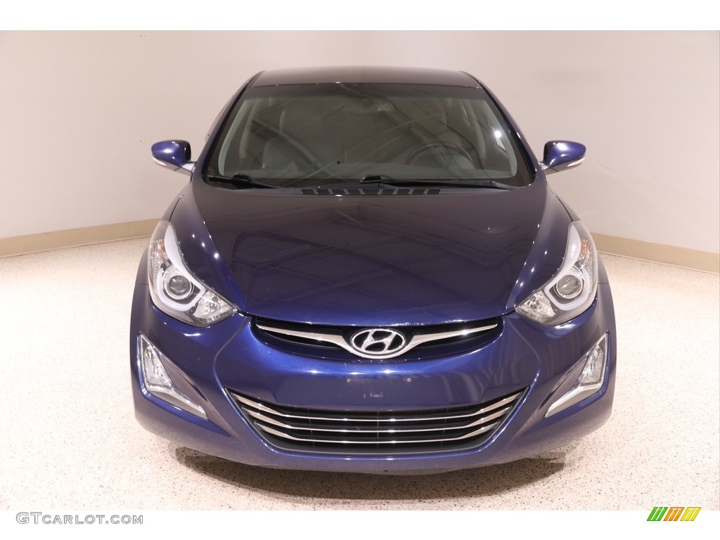 2014 Elantra SE Sedan - Blue / Gray photo #2