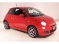 Rosso (Red) 2015 Fiat 500 Sport