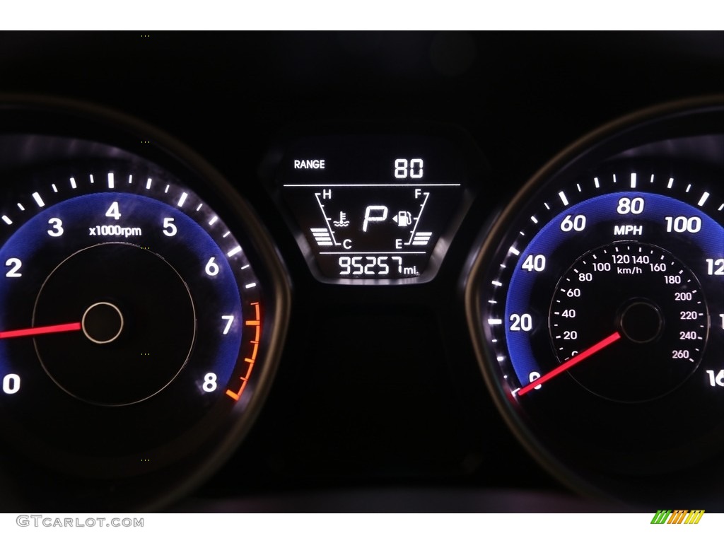 2014 Elantra SE Sedan - Blue / Gray photo #7