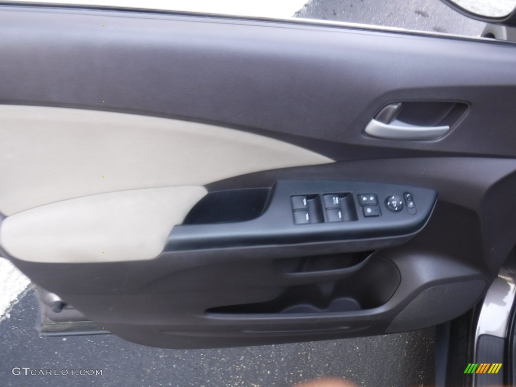 2012 CR-V EX 4WD - Urban Titanium Metallic / Beige photo #13