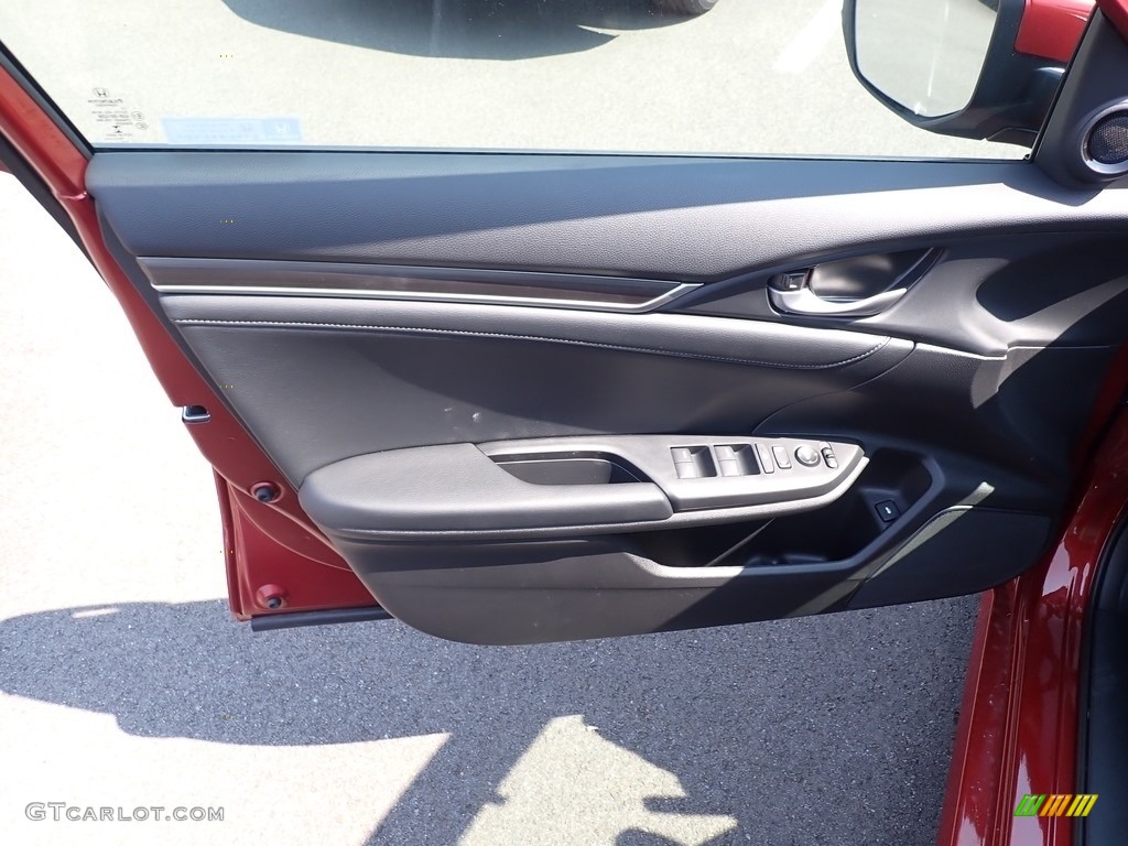 2020 Civic EX-L Sedan - Molten Lava Pearl / Black photo #12