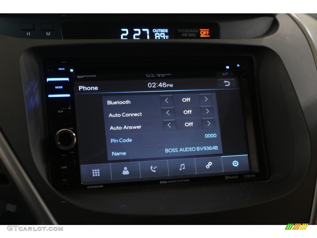 2014 Elantra SE Sedan - Blue / Gray photo #12