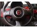 2015 Fiat 500 Nero (Black) Interior Steering Wheel Photo