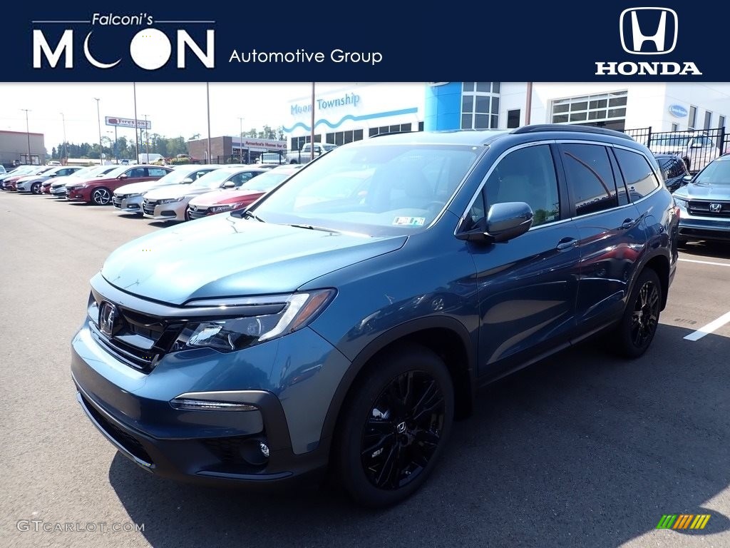 2021 Pilot Special Edition AWD - Steel Sapphire Metallic / Gray photo #1