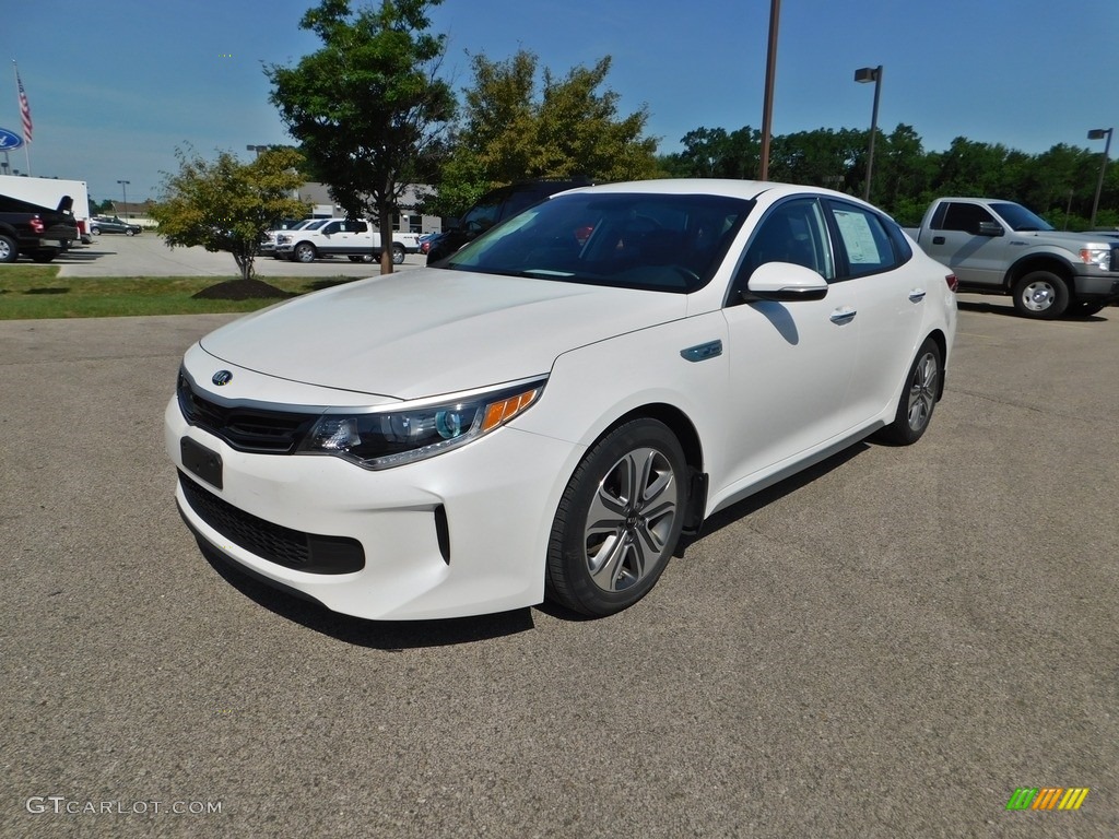Snow White Pearl 2017 Kia Optima EX Hybrid Exterior Photo #139494355