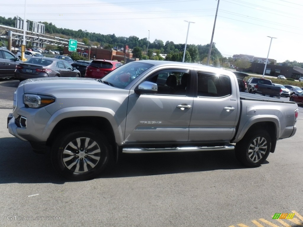 2020 Tacoma Limited Double Cab 4x4 - Silver Sky Metallic / Black photo #8