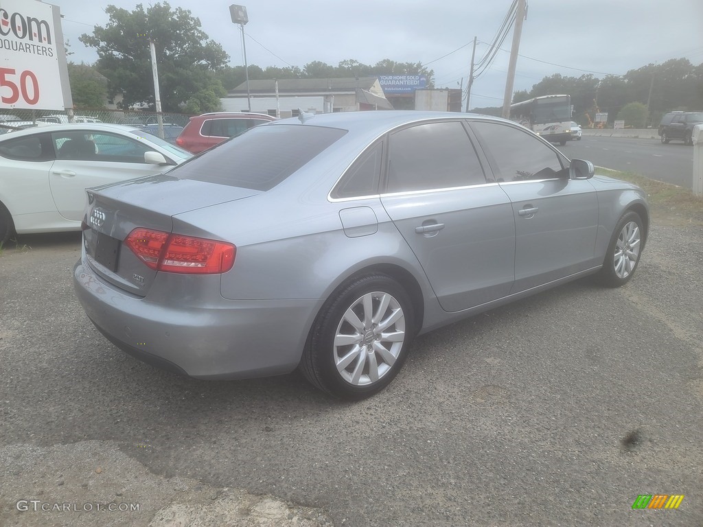 2011 A4 2.0T quattro Sedan - Ice Silver Metallic / Black photo #3