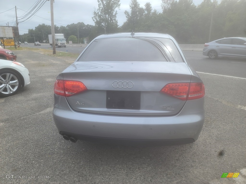 2011 A4 2.0T quattro Sedan - Ice Silver Metallic / Black photo #4
