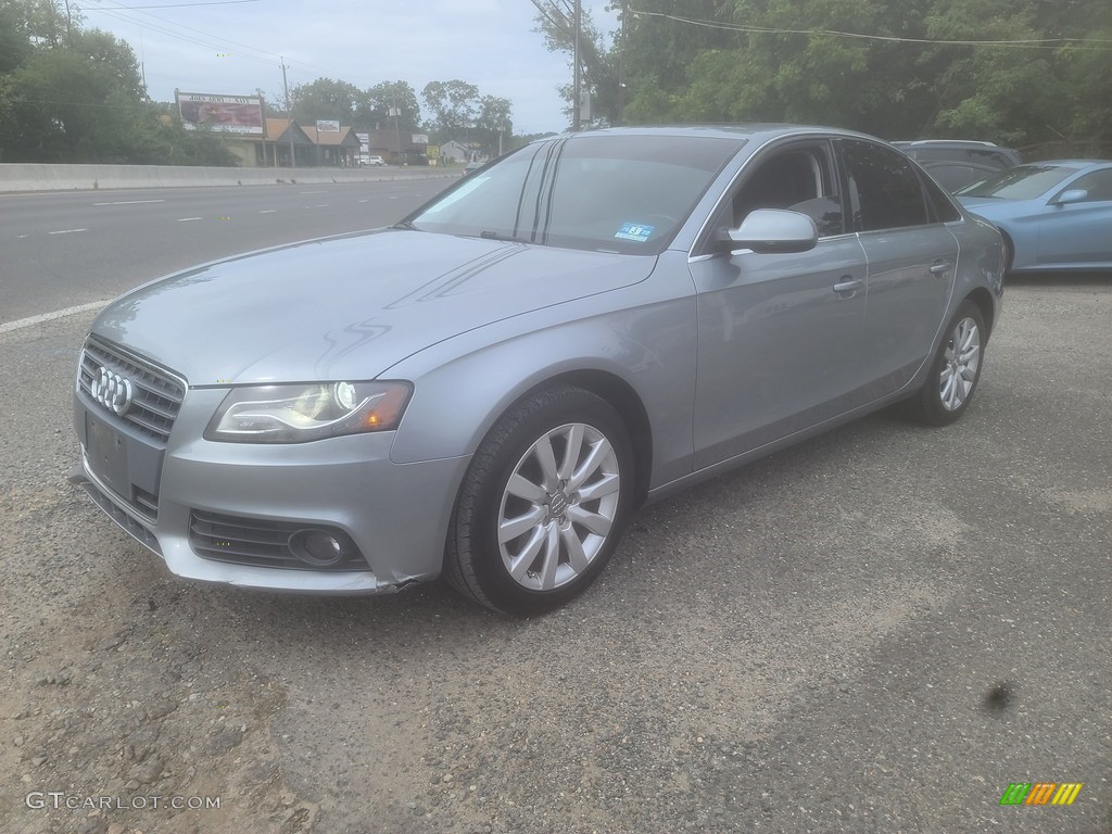 2011 A4 2.0T quattro Sedan - Ice Silver Metallic / Black photo #6