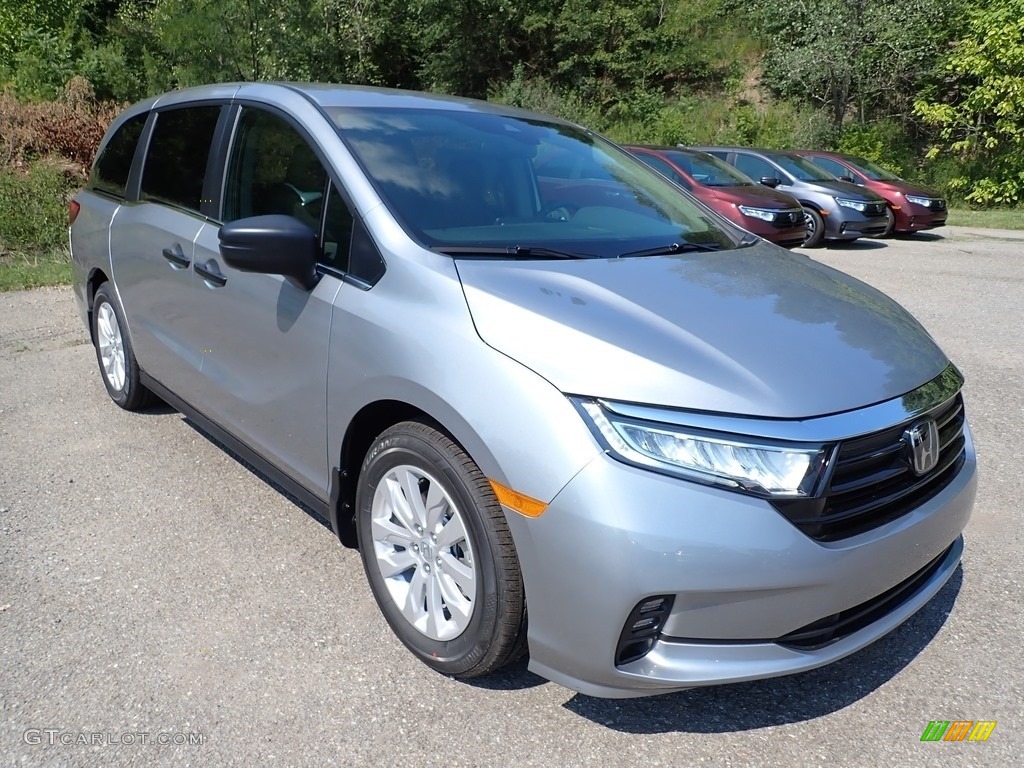 Lunar Silver Metallic 2021 Honda Odyssey LX Exterior Photo #139495189