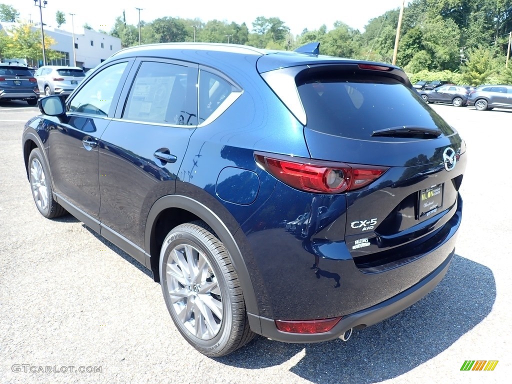 2020 CX-5 Grand Touring AWD - Eternal Blue Mica / Parchment photo #6